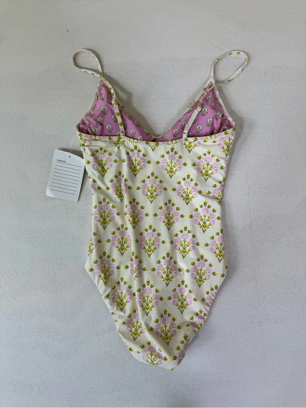 Casa Bombon Floral One Piece Swimsuit Coquette Shabby Chic S